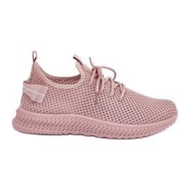 Pink -mesh -in -pink -in -pink sports shoes Pink -mesh -in -pink -in -pink sports shoes