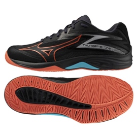 Mizuno Thunder Blade shoes with v1ga237006 black