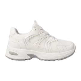 Women's sneakers on the platform white