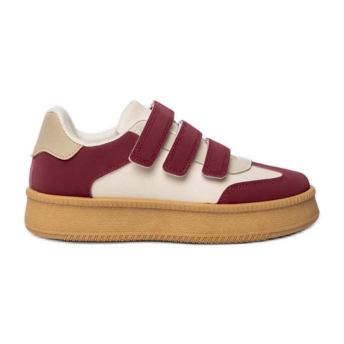 Women's burgundy sneakers red Women's burgundy sneakers red