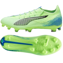 Puma Ultra 5 Pro FG/AG 107685-03 green shoes