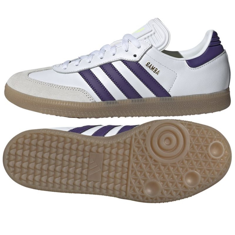 Adidas Samba Messi in iH8161 white and violet shoes