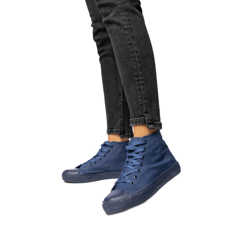 Women's classic denim sneakers blue