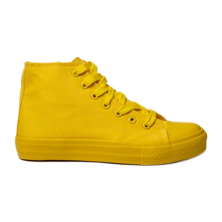Classic women's sneakers yellow