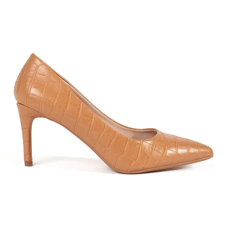 Seastar Dark beige pumps on the high heel
