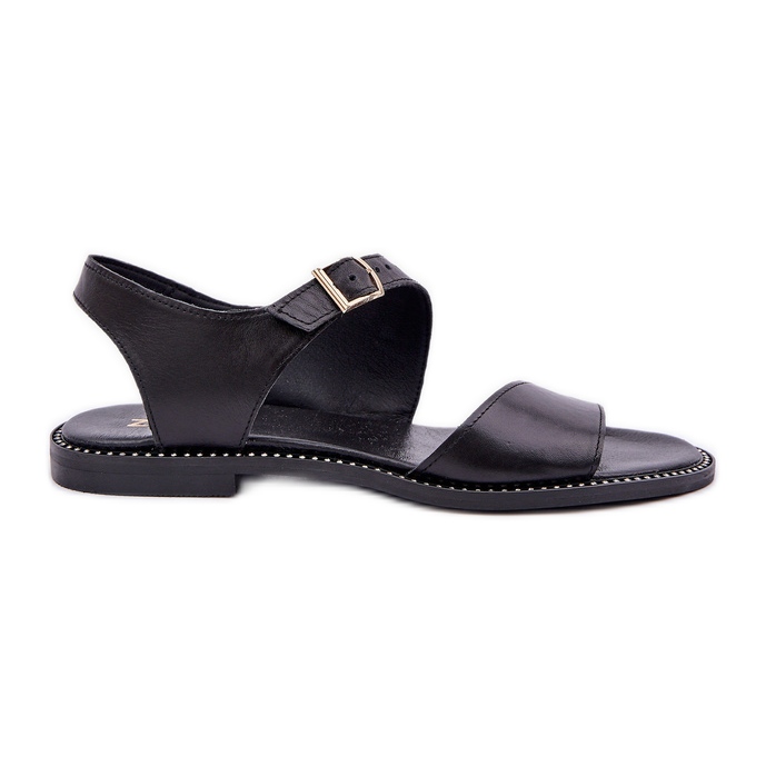 Zazoo 3014 women's flat sandals black