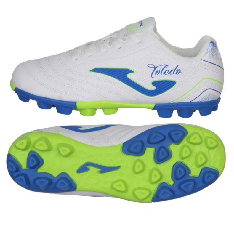 Joma Toledo 2402 FG TOJW2402HG white football shoes Joma Toledo 2402 FG TOJW2402HG white football shoes