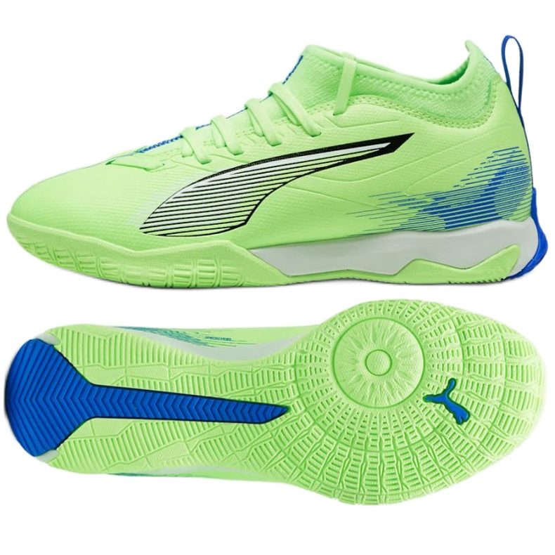 Puma Ultra 5 Match It+ Mid 108099-03 green shoes
