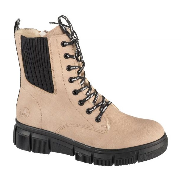 Rieker Booties X3414-60 shoes beige