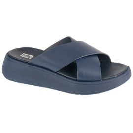 Fitflop F-Mode Flatform FW5-399 shoes blue Fitflop F-Mode Flatform FW5-399 shoes blue