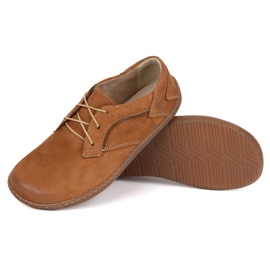 Olivier Women's barefoot minimalist leather shoes 1082 brown nubuk Olivier Women's barefoot minimalist leather shoes 1082 brown nubuk
