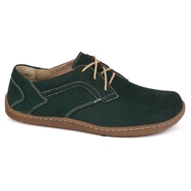 Olivier Barefoot women's minimalist leather shoes 1082 dark green nubuk Olivier Barefoot women's minimalist leather shoes 1082 dark green nubuk