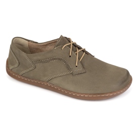 Olivier Barefoot women's minimalist leather shoes 1082 olive nubuk green Olivier Barefoot women's minimalist leather shoes 1082 olive nubuk green