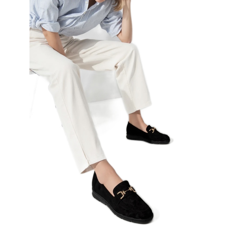 Women's Lunova Black loafers