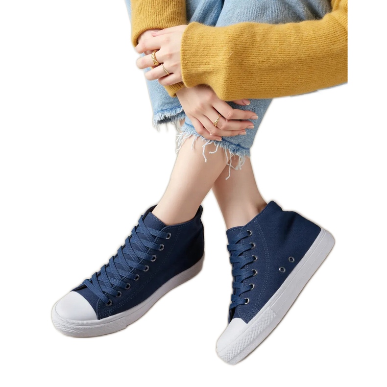 Women's livio navy sneakers Women's livio navy sneakers