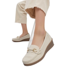 Women's Mirena Beige loafers