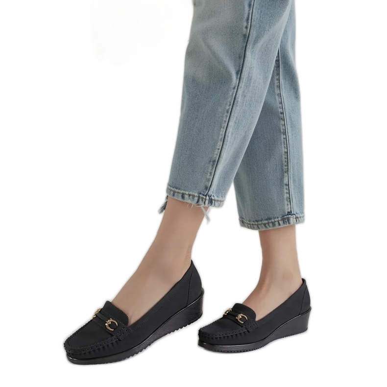 Women's Mirena Black loafers