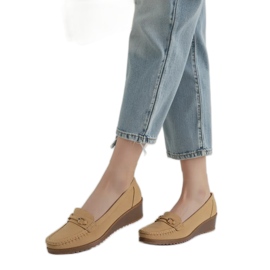 Women's Mirena Khaki loafers green