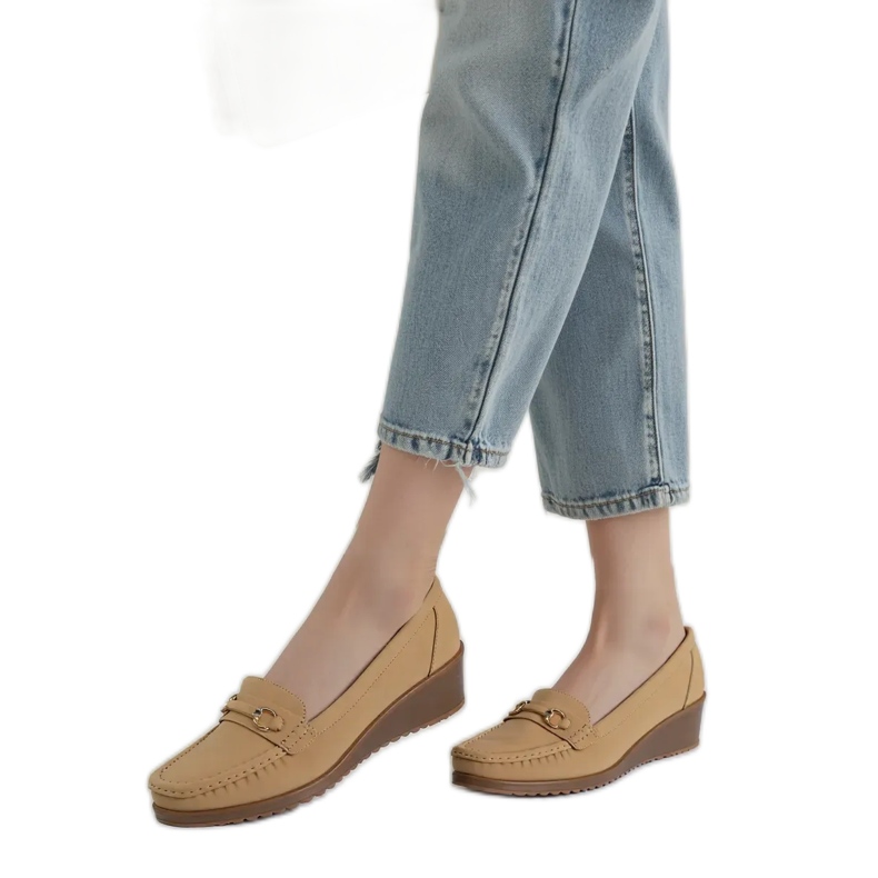 Women's Mirena Khaki loafers green