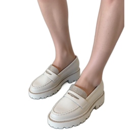 Women's Diamant White loafers