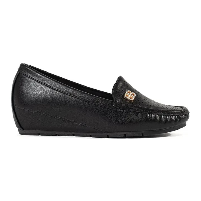 Goodin Black women's shoes with a hidden wedge Goodin Black women's shoes with a hidden wedge