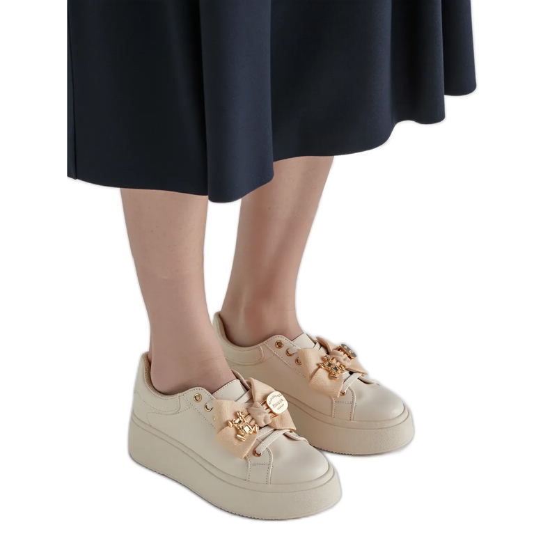 Women's Sneakers Charm Beige