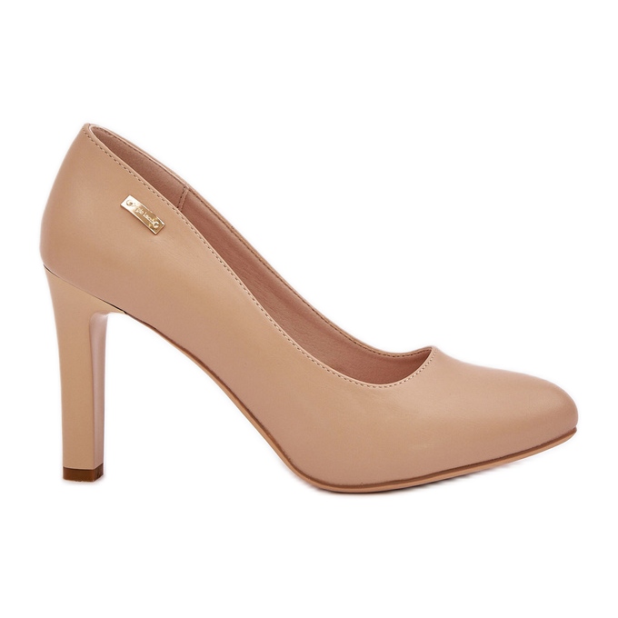 Women's pumps on the Sergio Leone Coffe Campbell post brown