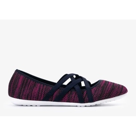 D/GMR Janae pink material ballerinas