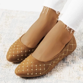 D/GMR Kaila women's camel ballerinas brown D/GMR Kaila women's camel ballerinas brown