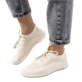 D/GMR Bertens beige sports sneakers D/GMR Bertens beige sports sneakers