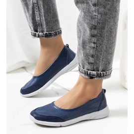 D/GMR Mirjam navy blue leather ballerinas D/GMR Mirjam navy blue leather ballerinas