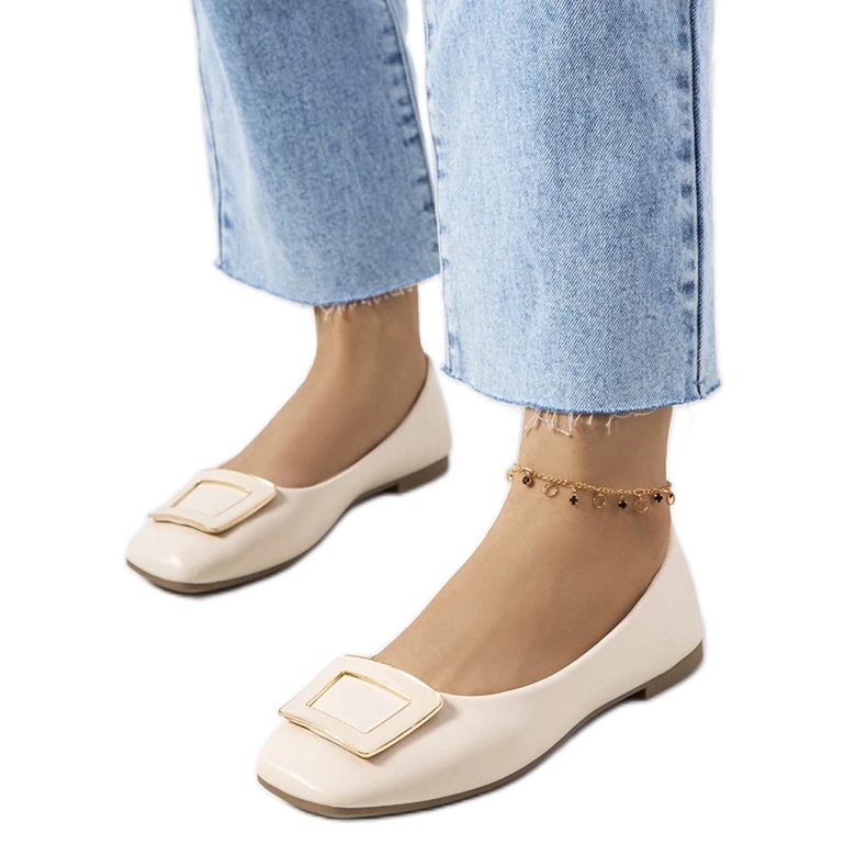 D/GMR Purvis beige ballerinas