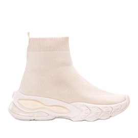D/GMR Beige Woodson ankle sneakers D/GMR Beige Woodson ankle sneakers