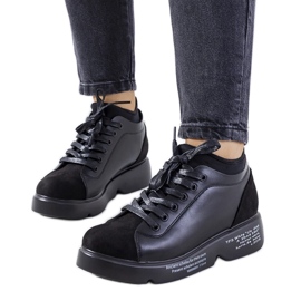 D/GMR Black high-heeled sneakers from Ambly