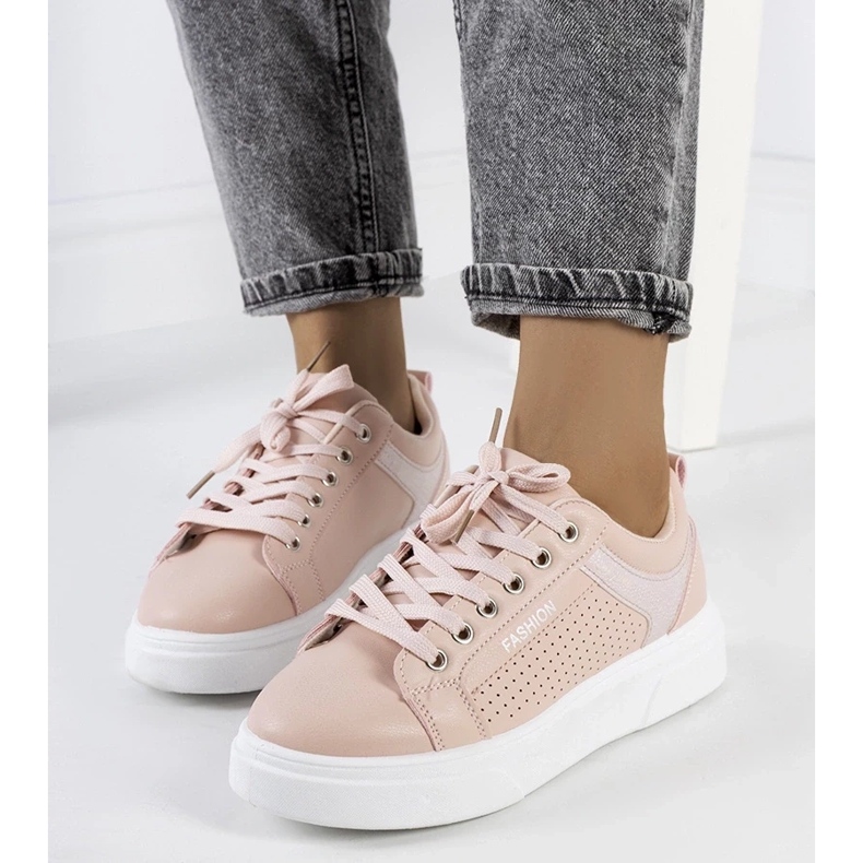 D/GMR Pink sneakers on a chunky Louisiana sole