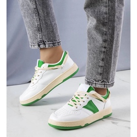 D/GMR Marcella green women's sneakers white
