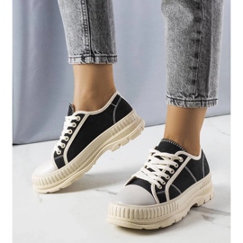 D/GMR Black platform sneakers from Nichole D/GMR Black platform sneakers from Nichole