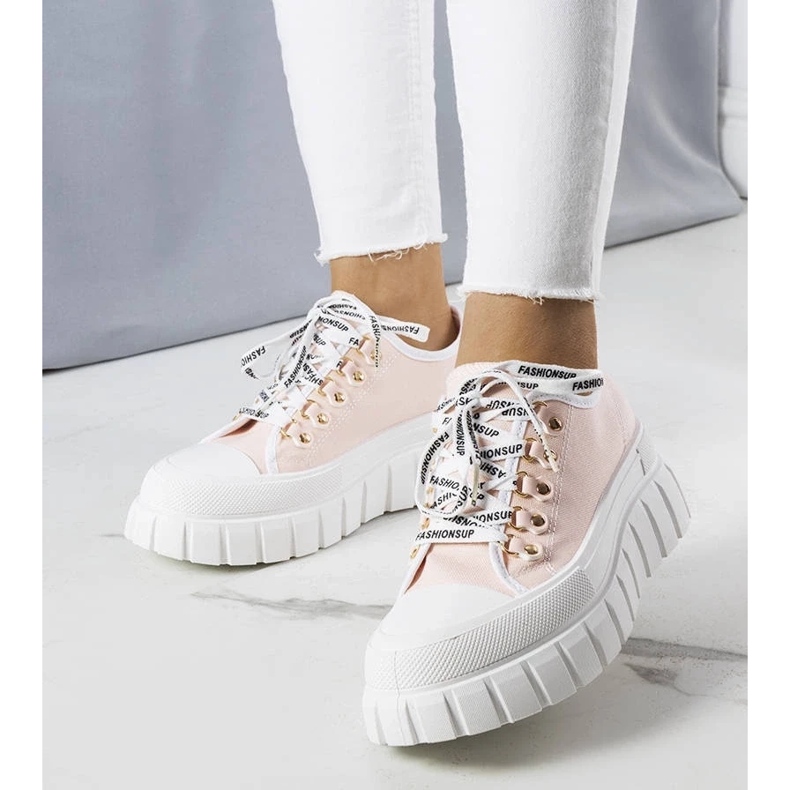 D/GMR Pink platform sneakers from Toni