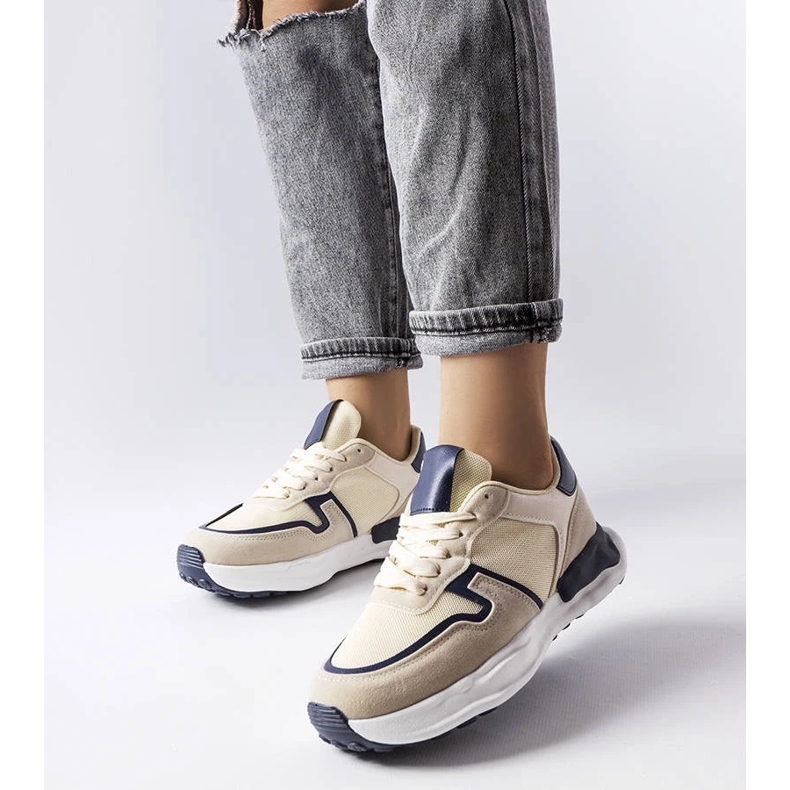 D/GMR Lothair beige sports sneakers