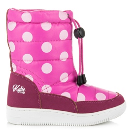 Kylie Snow-boots in peas pink