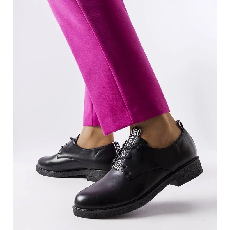 D/GMR Black lace-up brogues from Edmonton