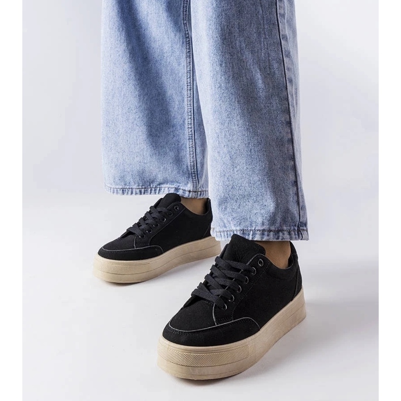 D/GMR Black sneakers on the Amathymes platform