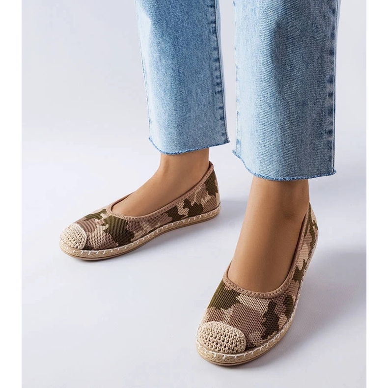 D/GMR Green slip-on espadrilles from Benedum