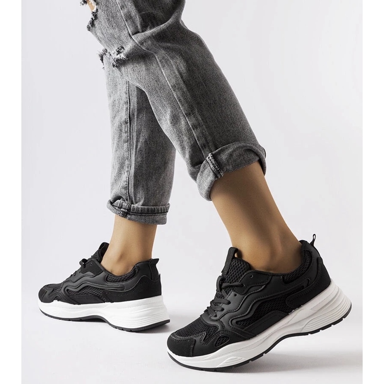 D/GMR Hollow black sports sneakers D/GMR Hollow black sports sneakers