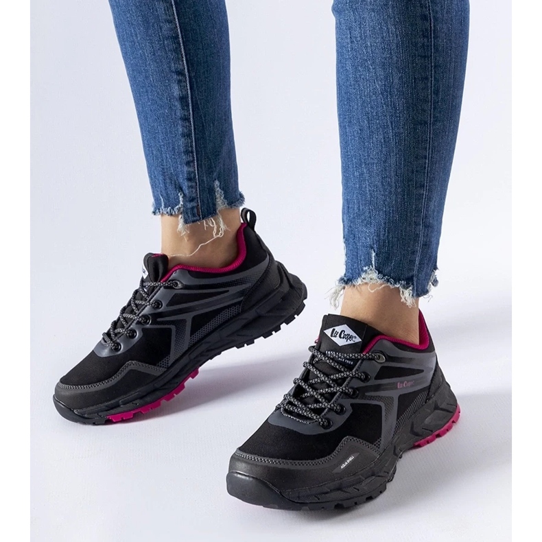 D/GMR Black Aqua Shell sneakers LCJ-22-01-1370L