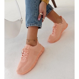 D/GMR Pink fabric sneakers by Erminio