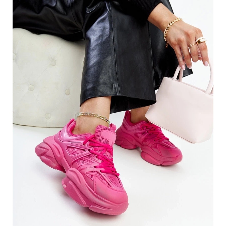D/GMR Dark pink Feaven sports sneakers