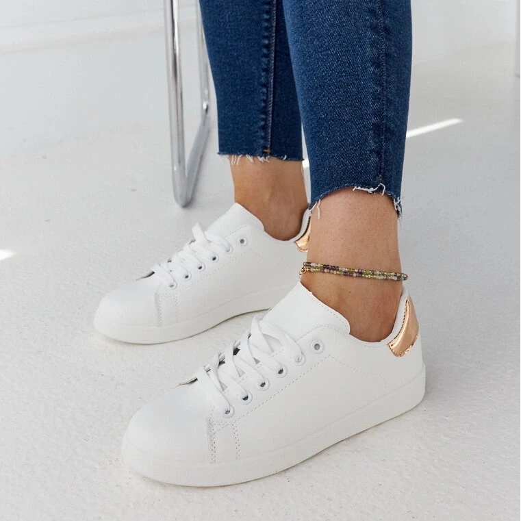 D/GMR White Birikti platform sneakers