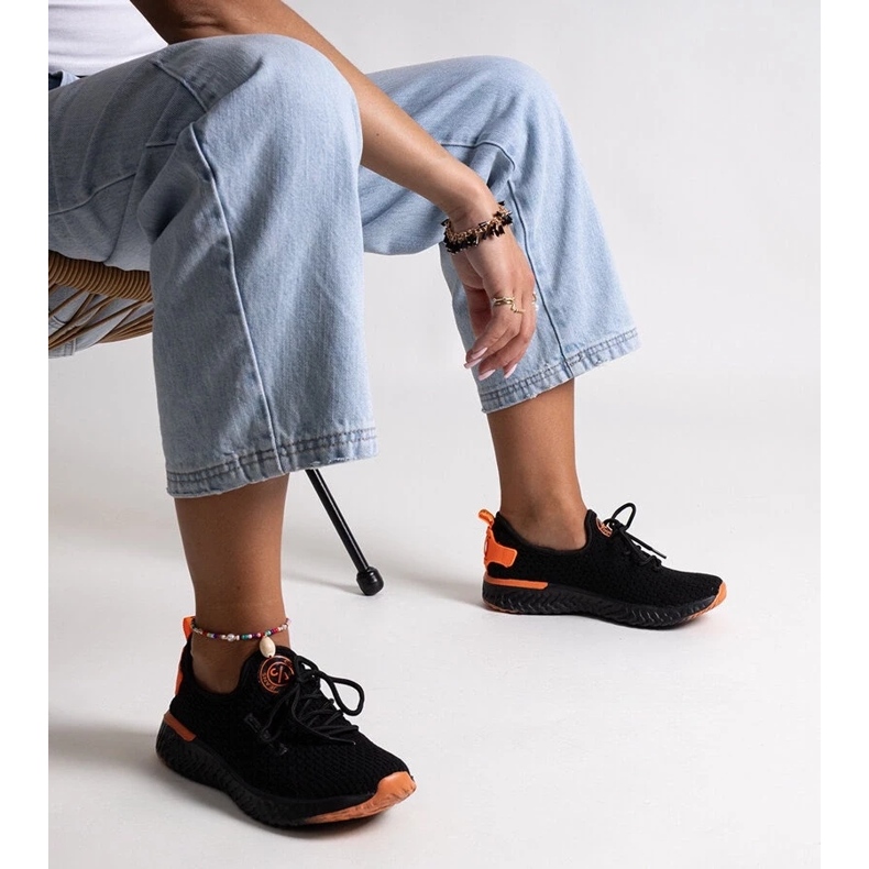 Black fabric Cross Jeans women's sneakers Black fabric Cross Jeans women's sneakers