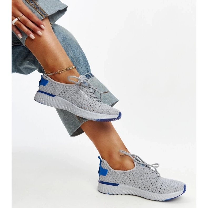 Gray fabric women's Cross Jeans sneakers grey Gray fabric women's Cross Jeans sneakers grey